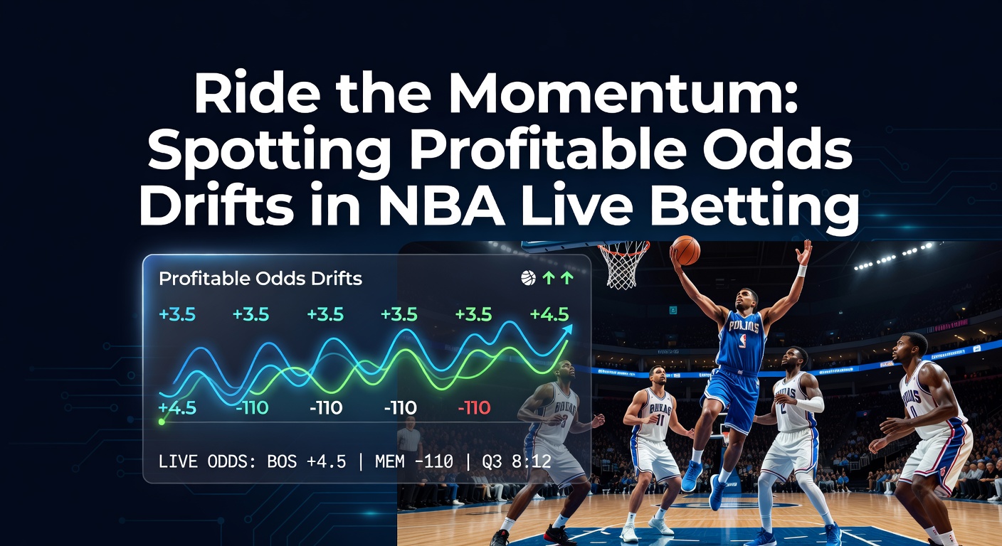 Dynamic NBA court action showing a fast break with players surging ahead, illustrating momentum shifts in live games